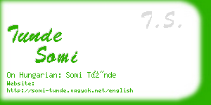 tunde somi business card